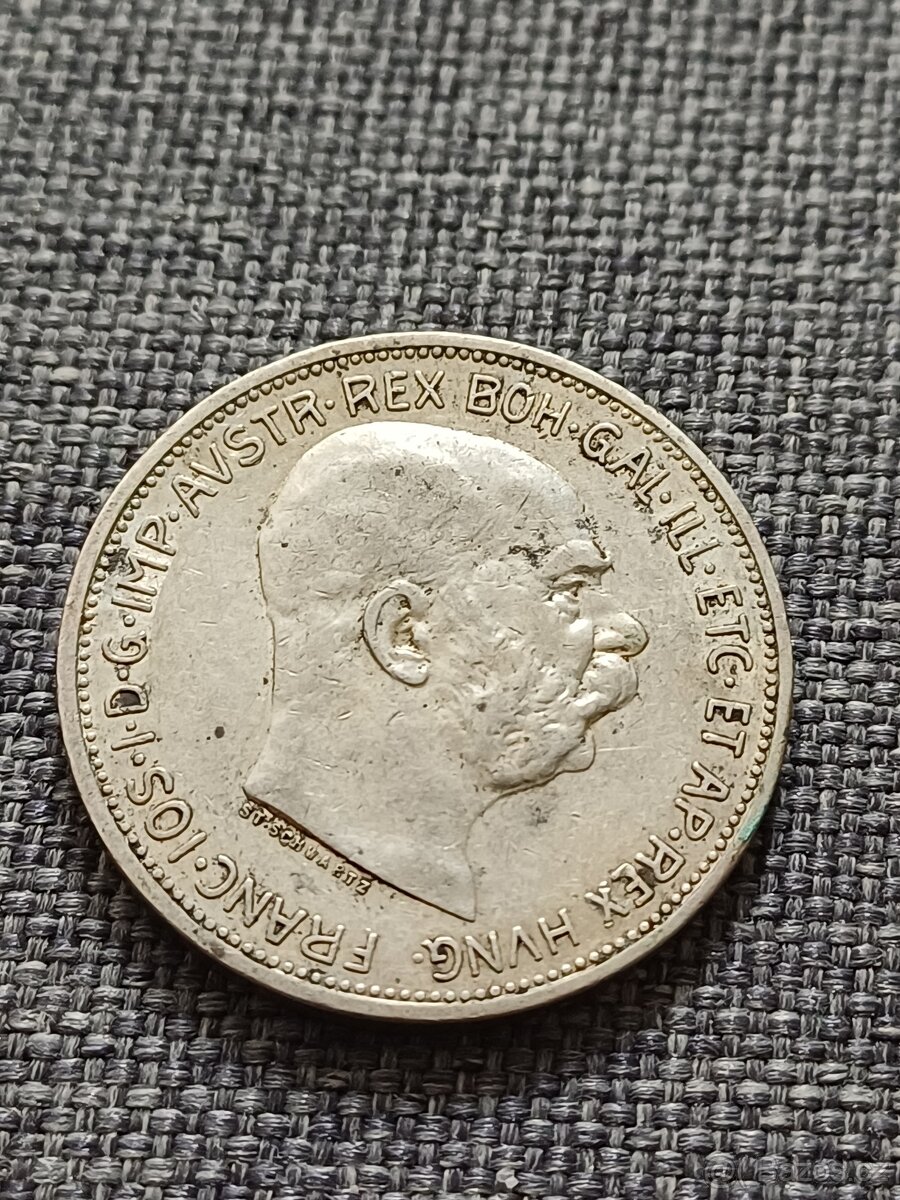 2 koruna 1913 bz FJI RU č.2 - 2