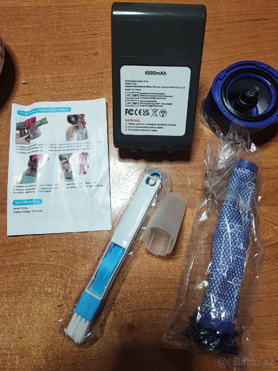 Set baterie a filtrů vysavač Dyson D62 - 2