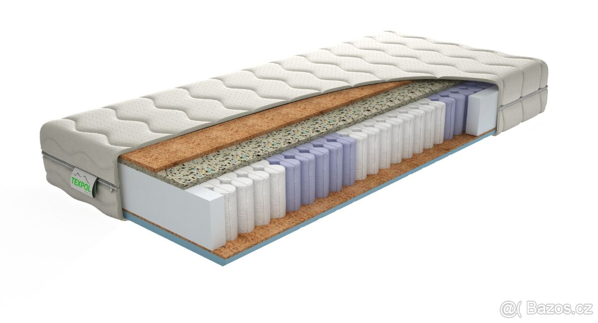 Tvrdší taštičková matrac 100x210, 2ks - 2