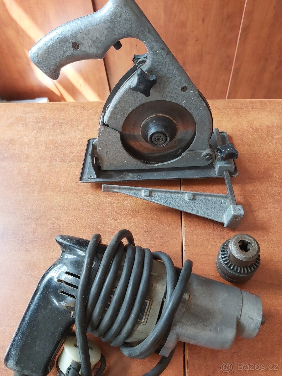 Okružní pila s vrtačkou, český výrobek - 2