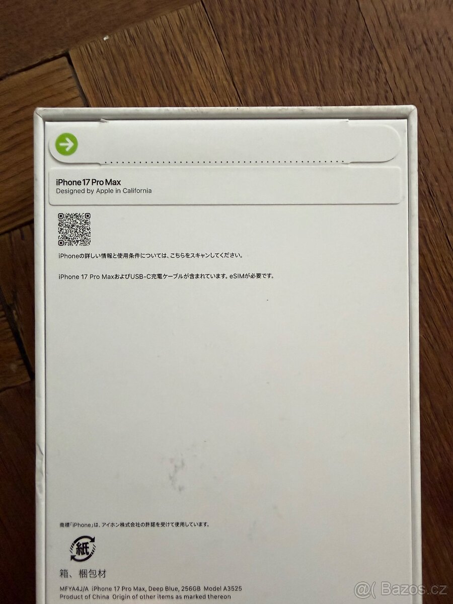 Nový nerozbaleny iphone 17 PRO MAX 256 - 2