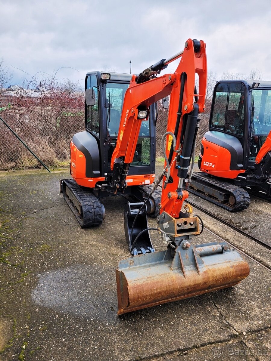 minirypadlo Kubota U27-4 - 2