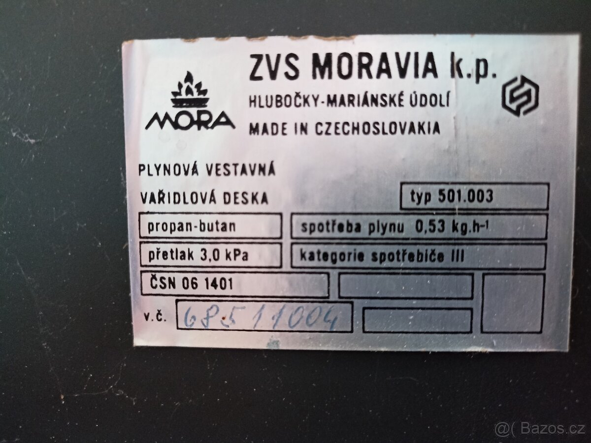 Varná deska plynová Mora - 2