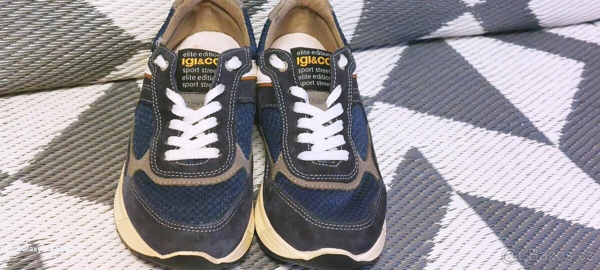 PÁNSKÉ KOŽENÉ BOTASKY - IGI&CO - vel. 40 - 2