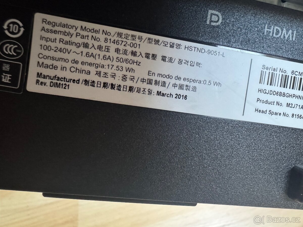 Kancelársky monitpr HP 24" - 2