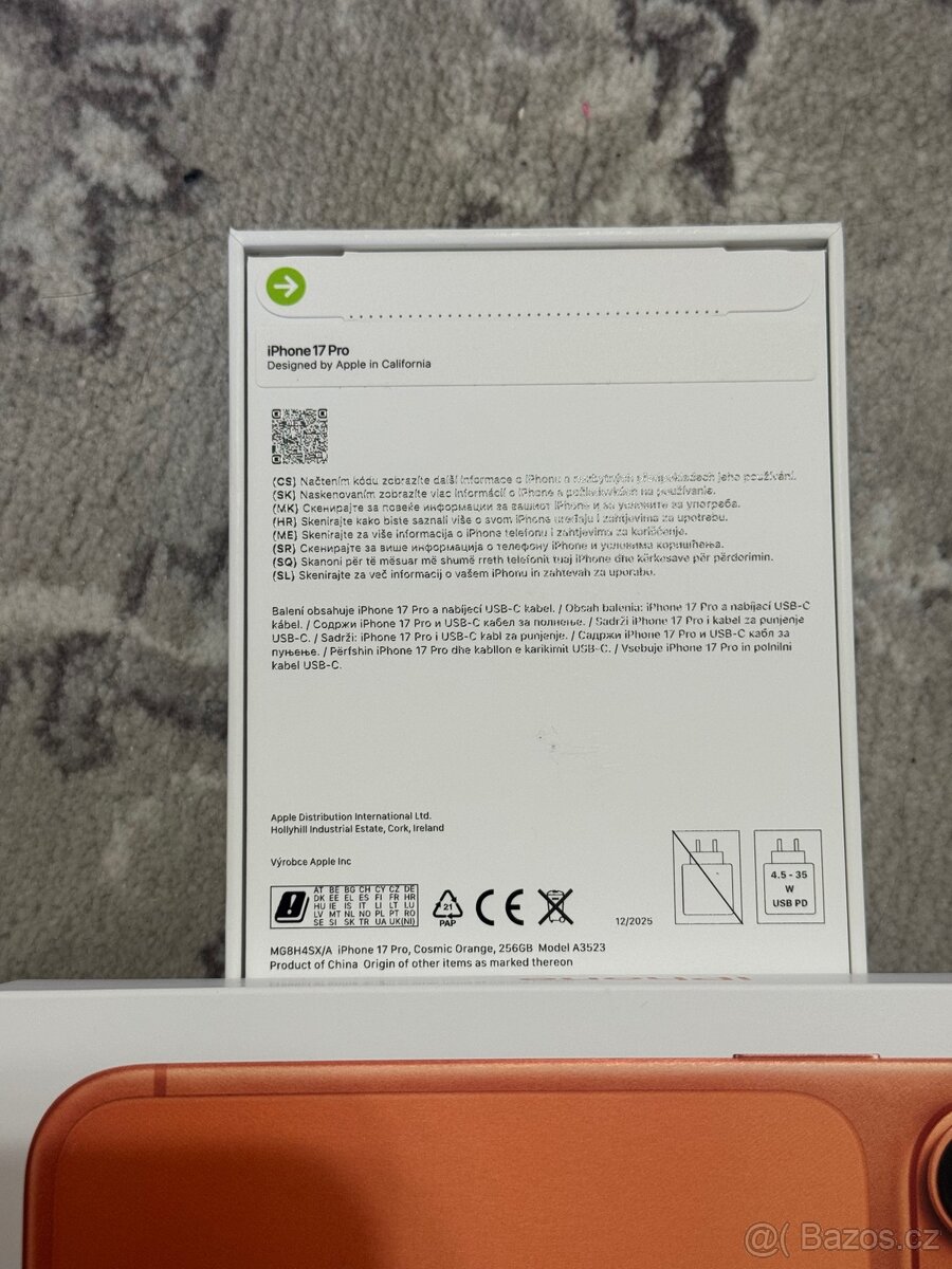 Apple iPhone 17 Pro 256 Orange CZ/DPH - 2