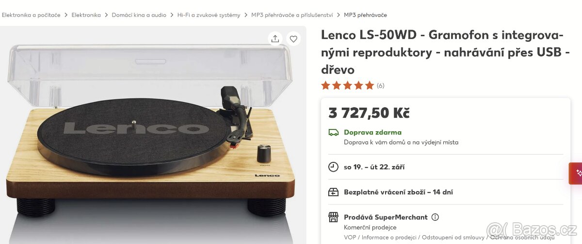 Gramofon LENCO LS-50WD - 2