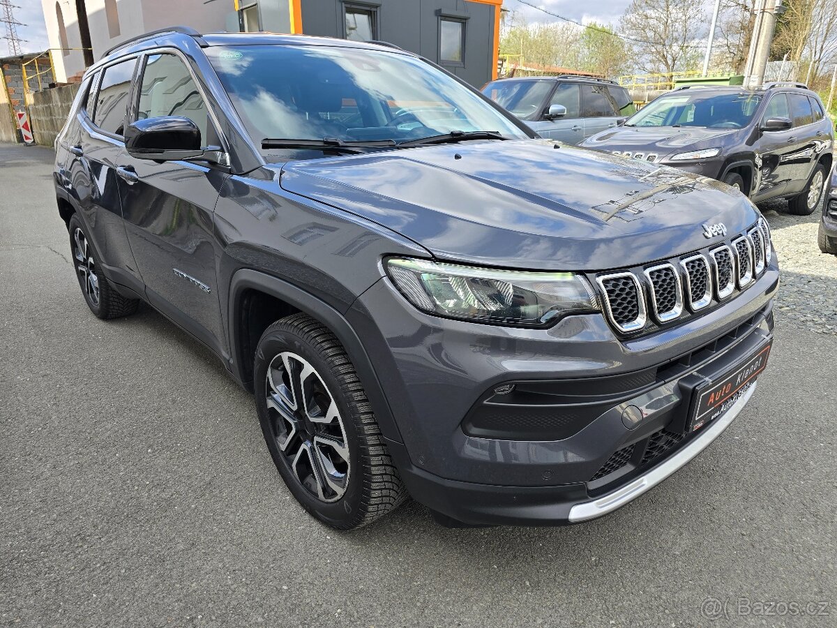 JEEP COMPASS 1.3 110kW LIMITED 2022 KAMERA+NAVI+KŮŽE -DPH - 2