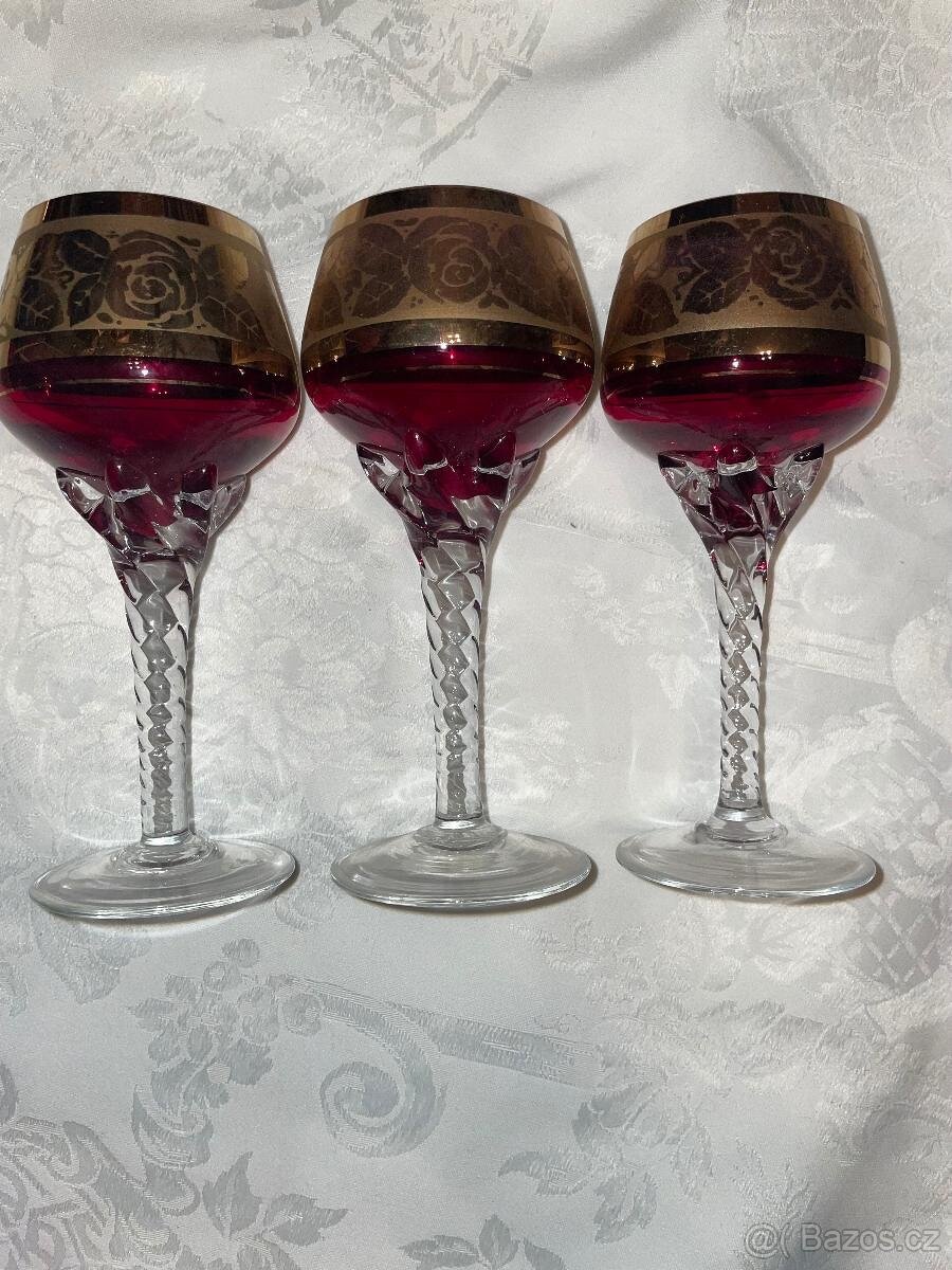 Porcelán - RUBÍNOVÉ SKLO - 2