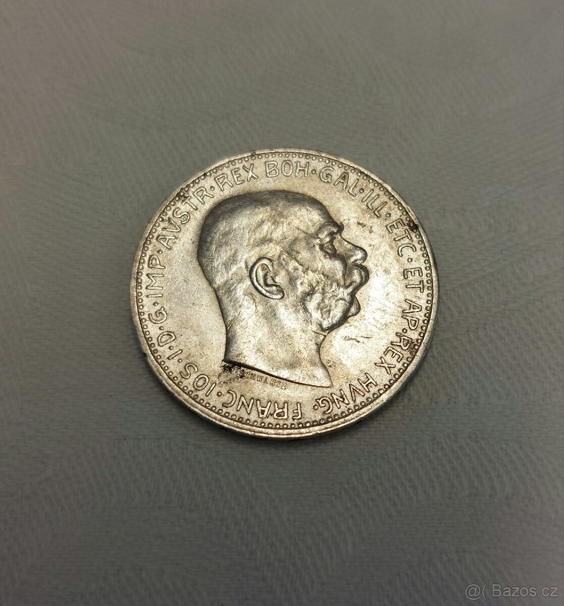 Stříbrná mince F. Josefa I. - 2