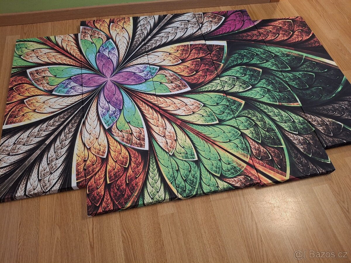 Skládaný obraz 5 dílů 1,5 x 1 m - 2