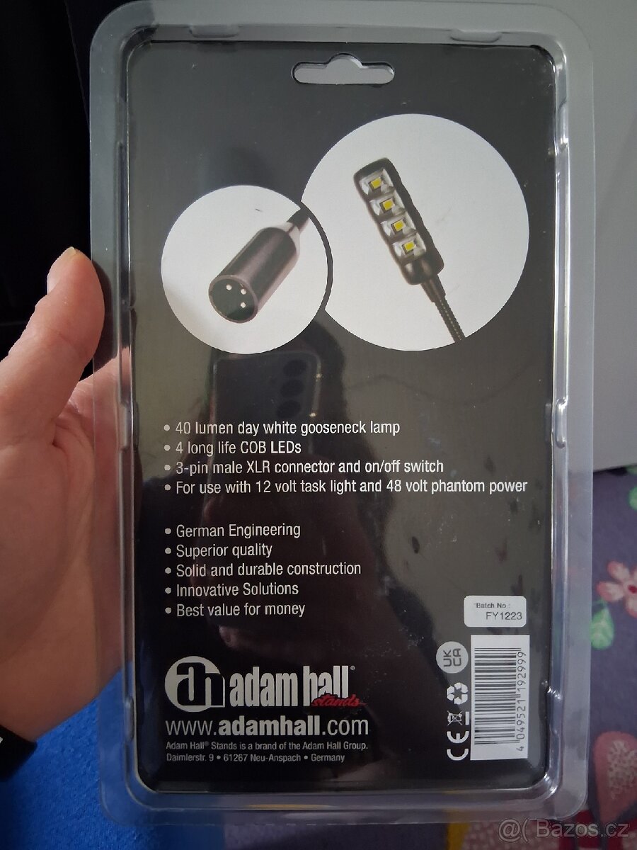 Adam Hall light světlo / NOVÉ - 2
