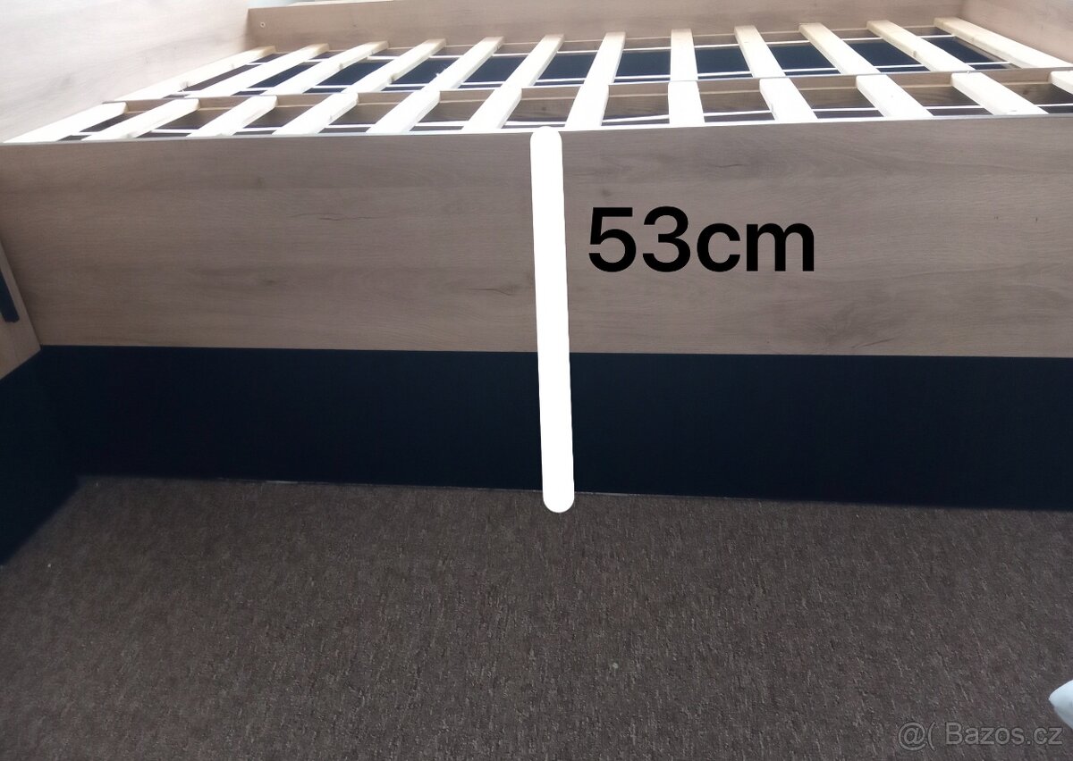 MANŽELSKÁ POSTEL - DVOJPOSTEL + noční stolky - 2