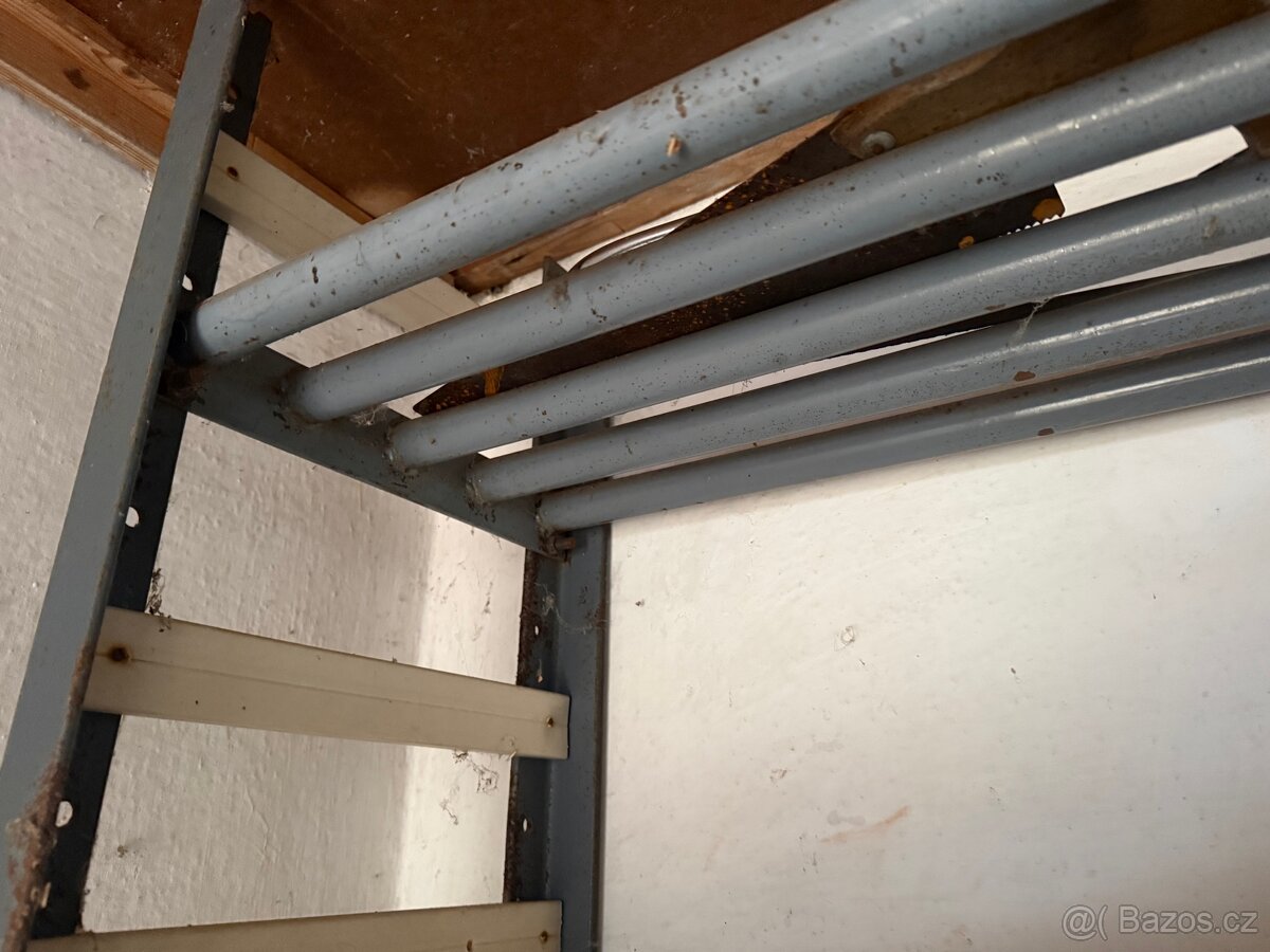 PRŮMYSLOVÉ OCELOVÉ REGÁLY | 180×100×33 cm | VYSOKÁ NOSNOST - 2