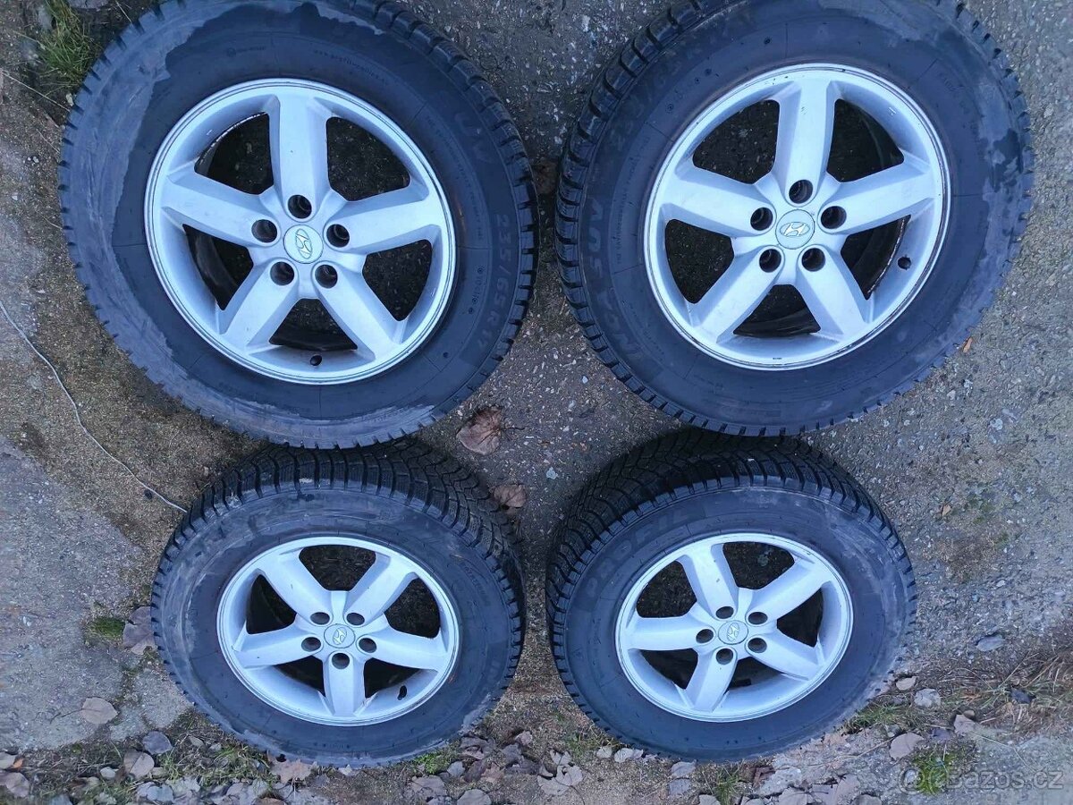 R17 zimní ALU sada orig. Hyundai Santa FE...7mm - 2