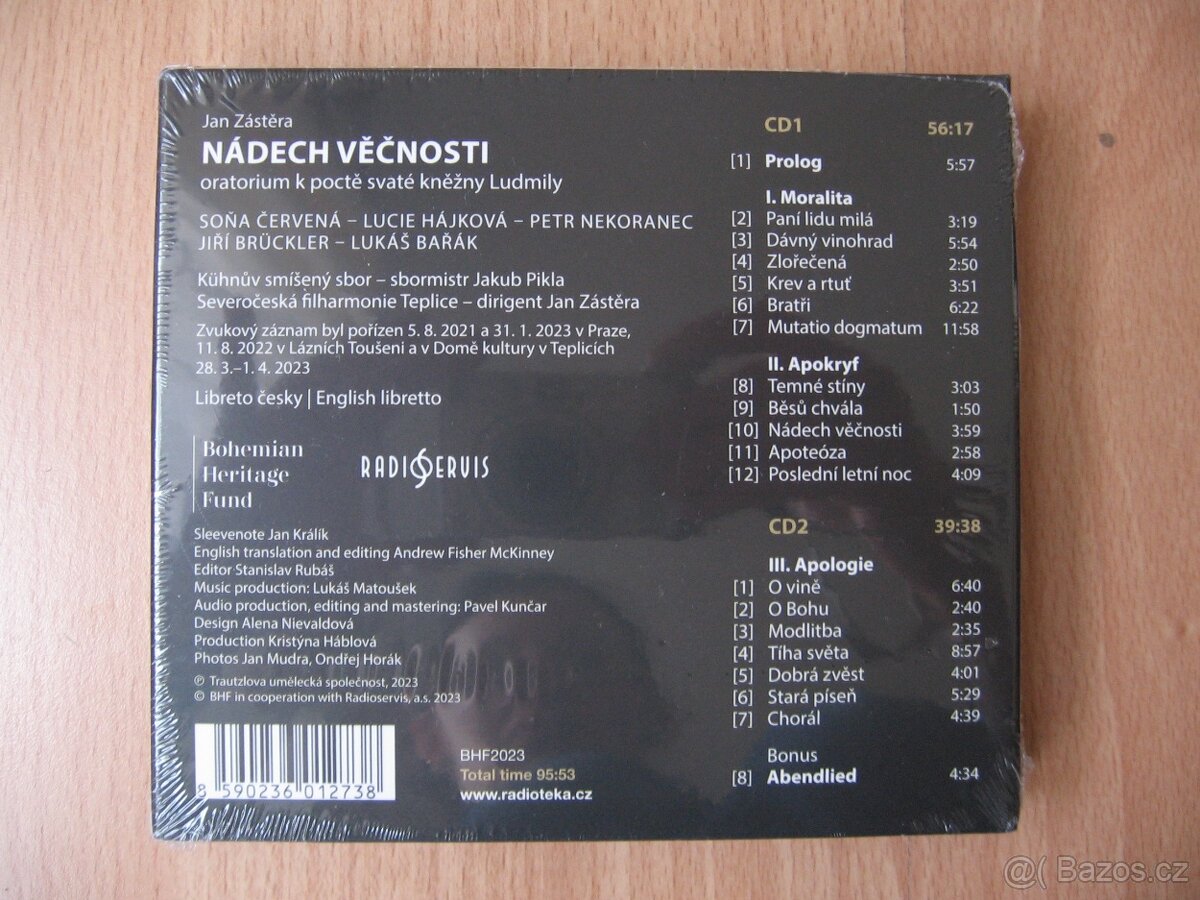 Komplet 2 CD Nádech věčnosti - Jan Zástěra - 2