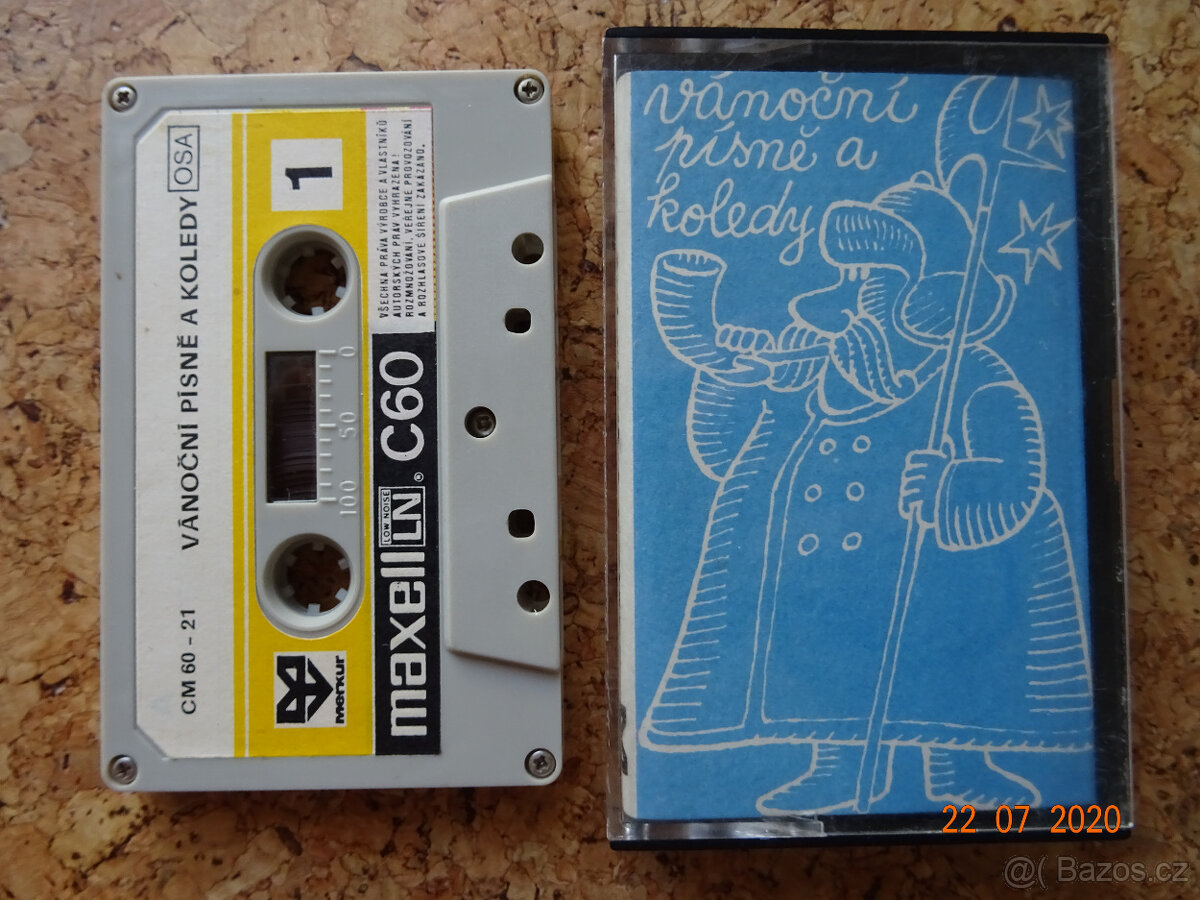 MC kazeta – VÁNOČNÍ PÍSNĚ A KOLEDY - české - 2