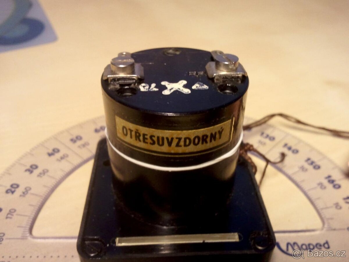 Retro panelový mikro-ampérmetr, Nový⭐ - 2