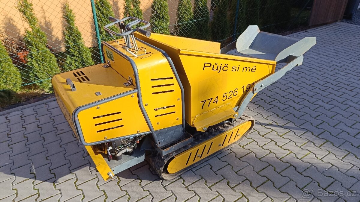 pásový samonakladací minidumper - 2