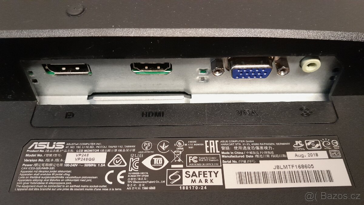 Monitor ASUS VP248QG 24" - 2