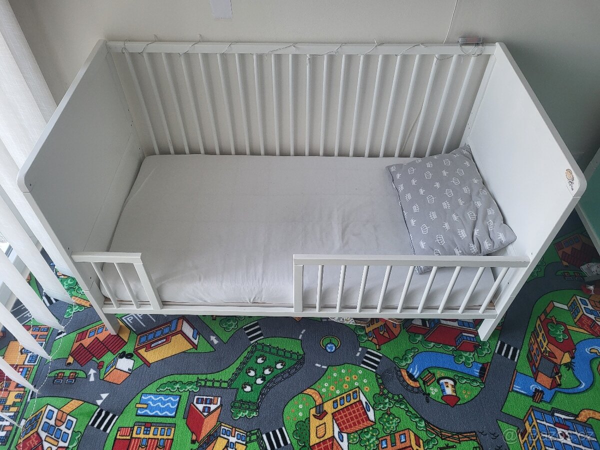 POSTÝLKA S PŘÍČKAMI, 70/140 cm - 2