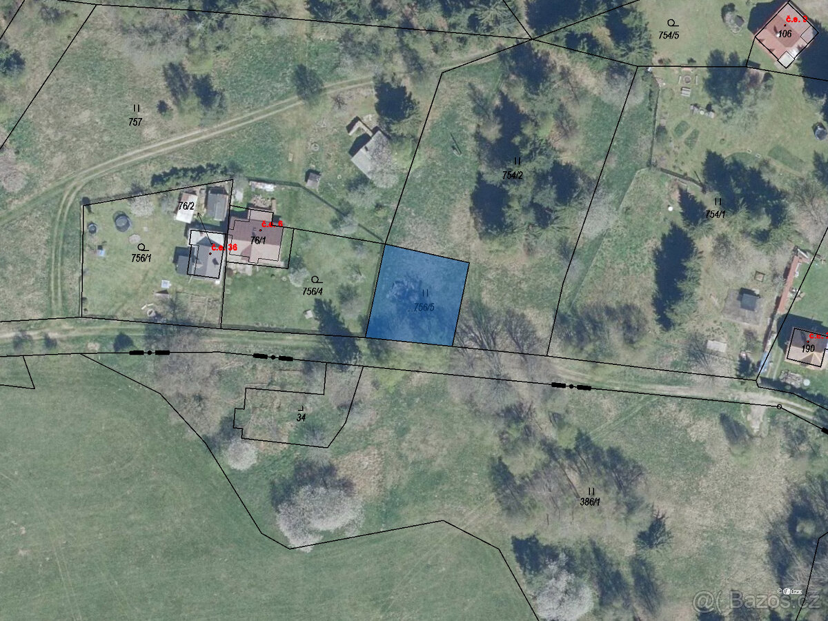 Prodej Louky, 431 m2, Suchá u Nejdku - 2