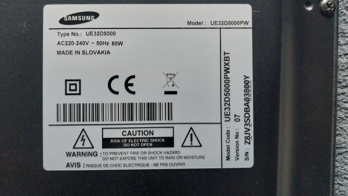 Televize Samsung UE32D5000 - 2
