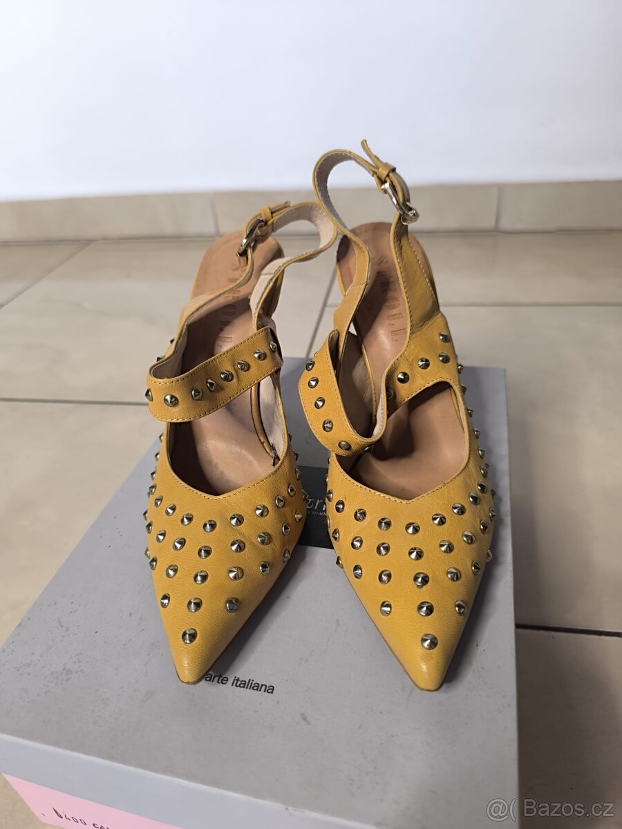 Kožené lodičky vel 36 STROLL - 2