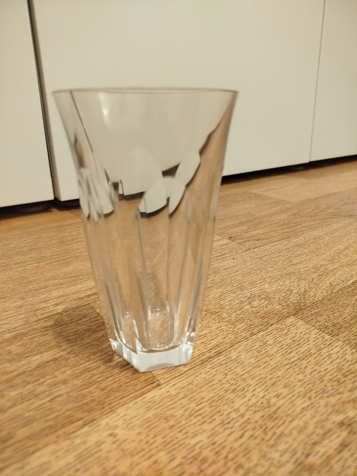 staré skleničky - broušené sklo 2 ks - 2