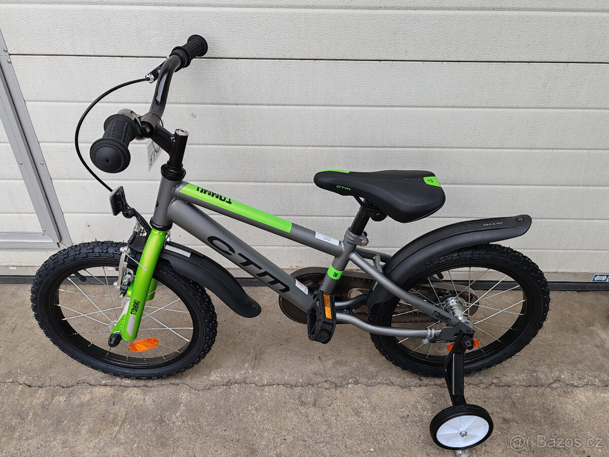 Dětské kolo CTM TOMMY šedé - 2