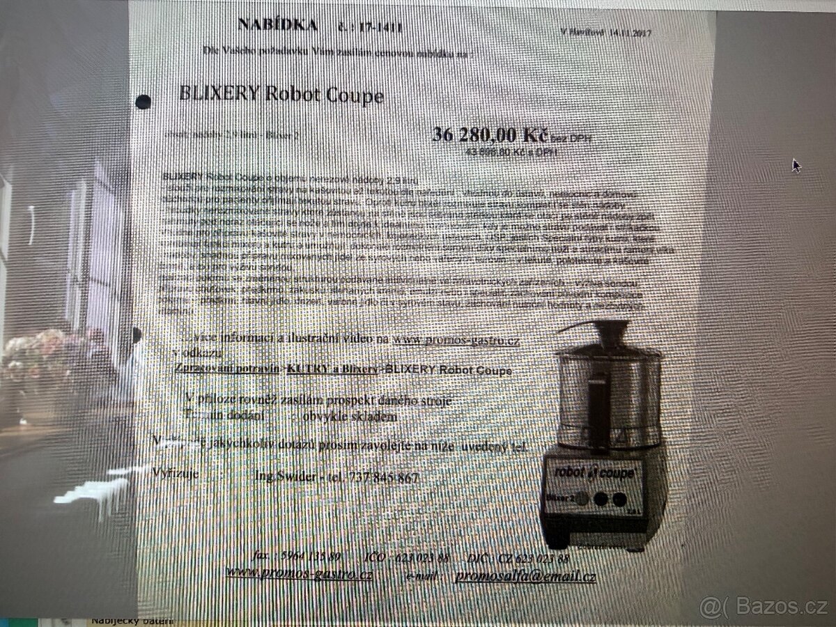 Profi robot velmi levně za 2300,-vhodý na smoothies - 2