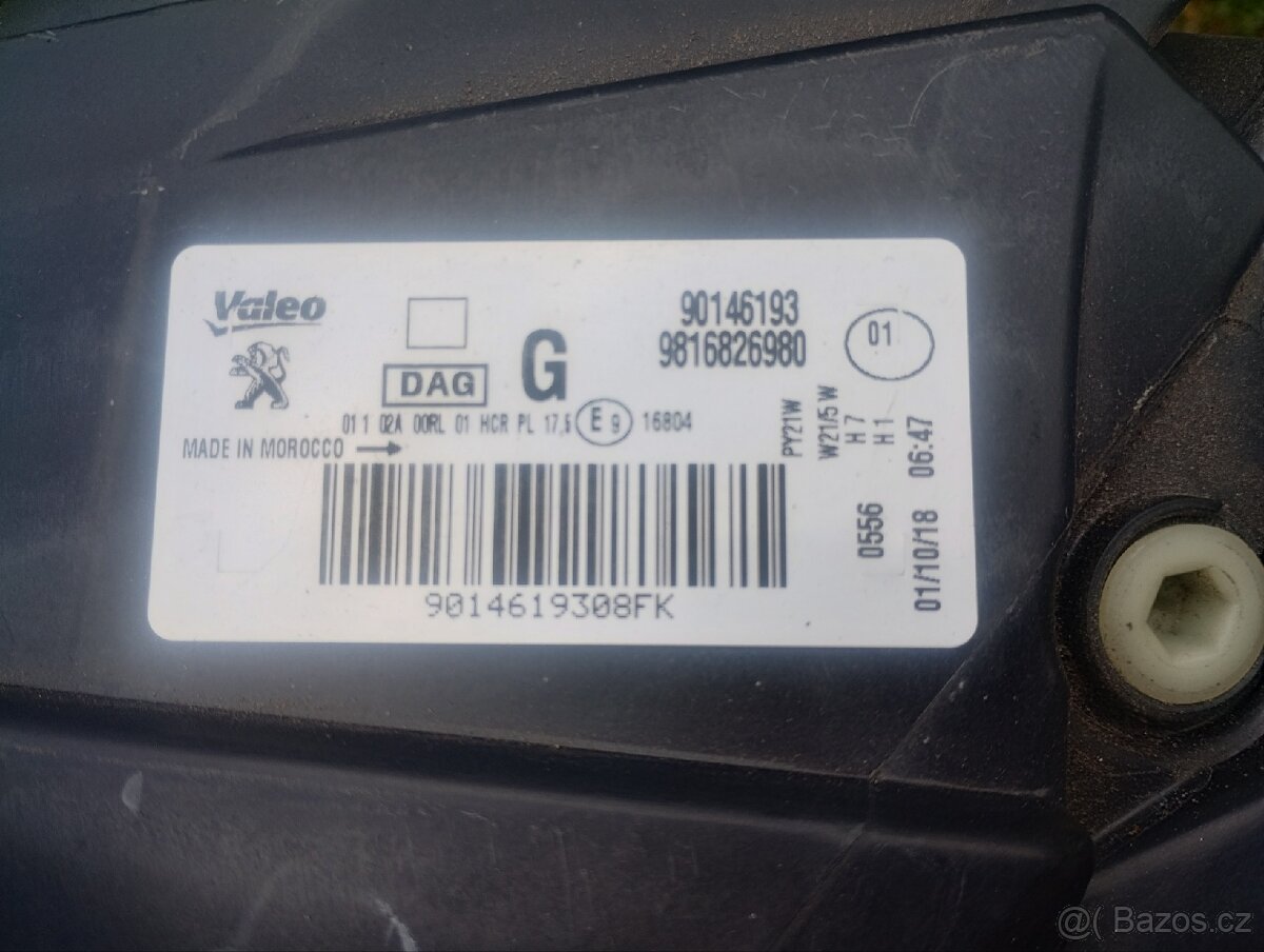 Peugeot 308 P5 t10 plast nárazníku - 20