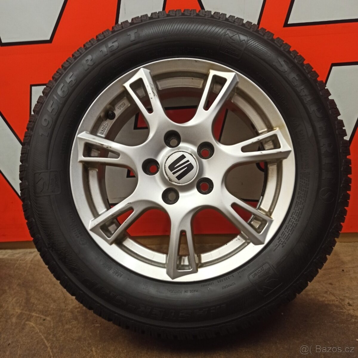 ALU kola Seat Leon 5x112, zimní pneu 195/65 R15 - 20