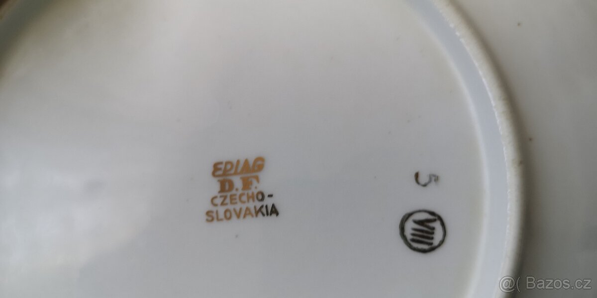 Starožitný porcelán Československo, Czechoslovakia, značený - 20