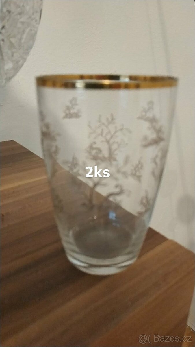 Skleněná váza dekorace - 20
