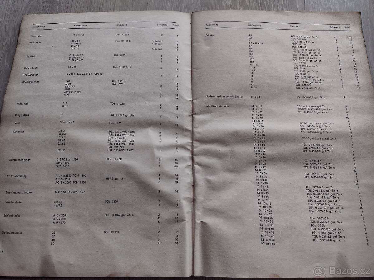 ZETOR CRYSTAL, KOMBAJN E 512,KATALOGY ND - 20