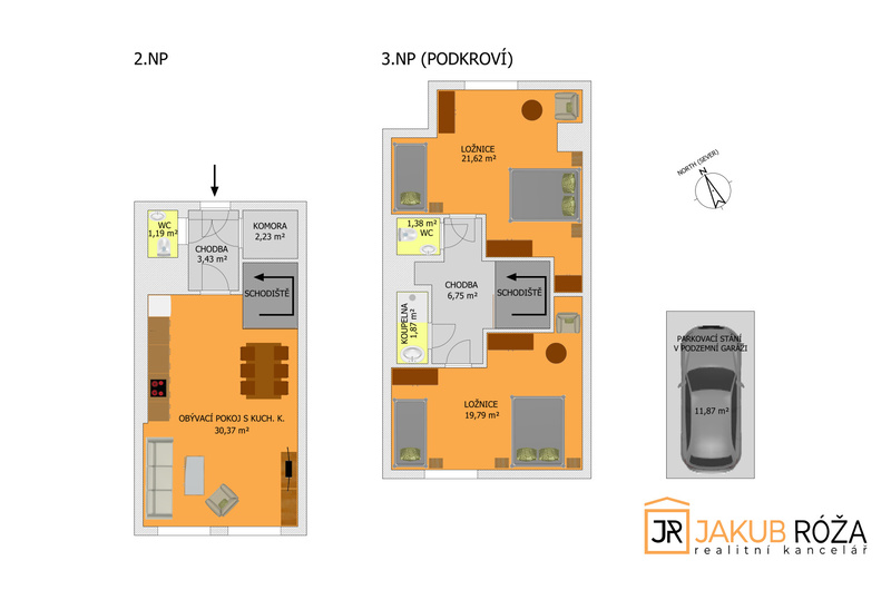 Prodej apartmánu 3kk 89 m2 Krkonoše - 20