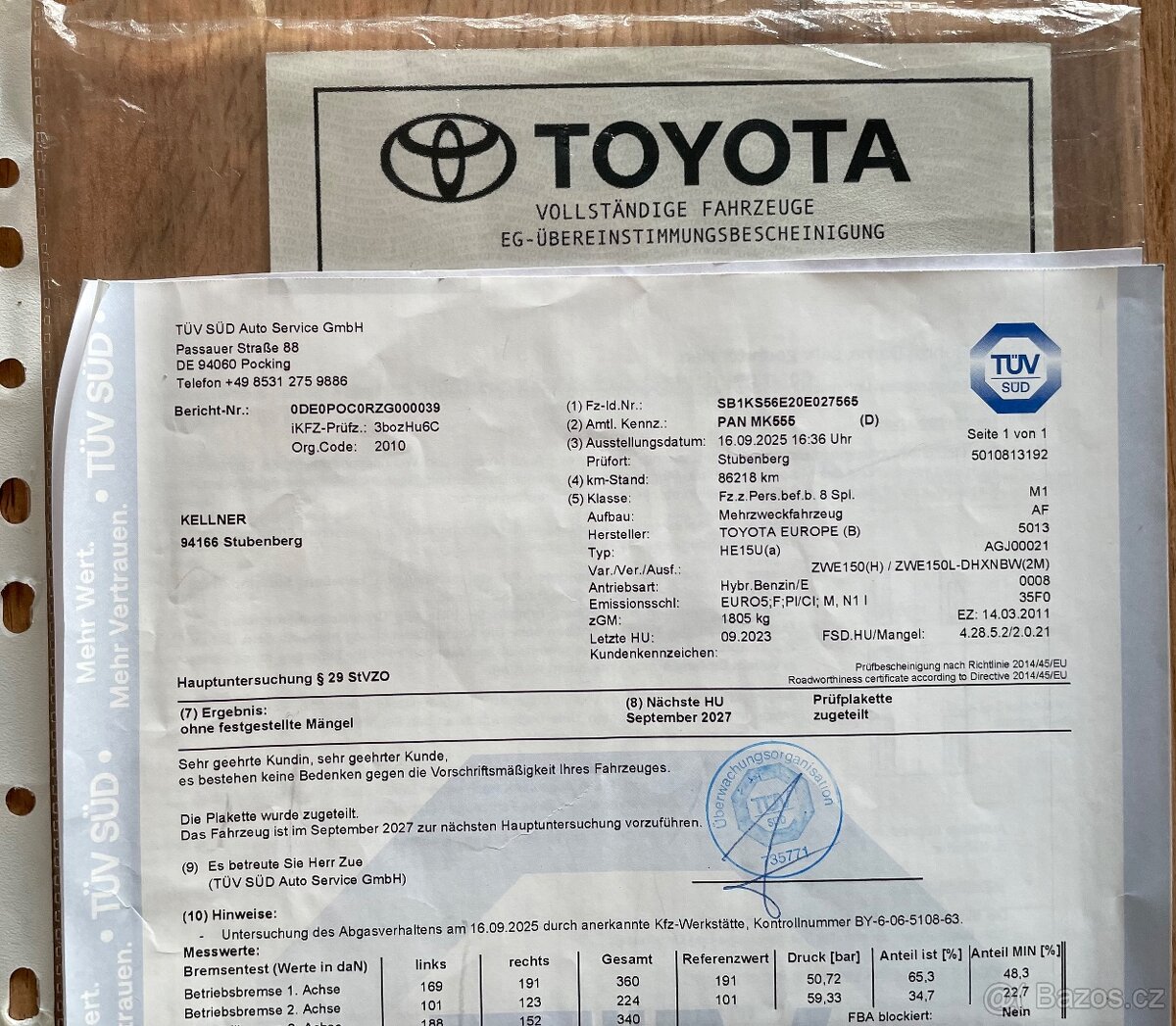 TOYOTA AURIS HYBRID LIFE 2011 NAJETO 86TKM - 20