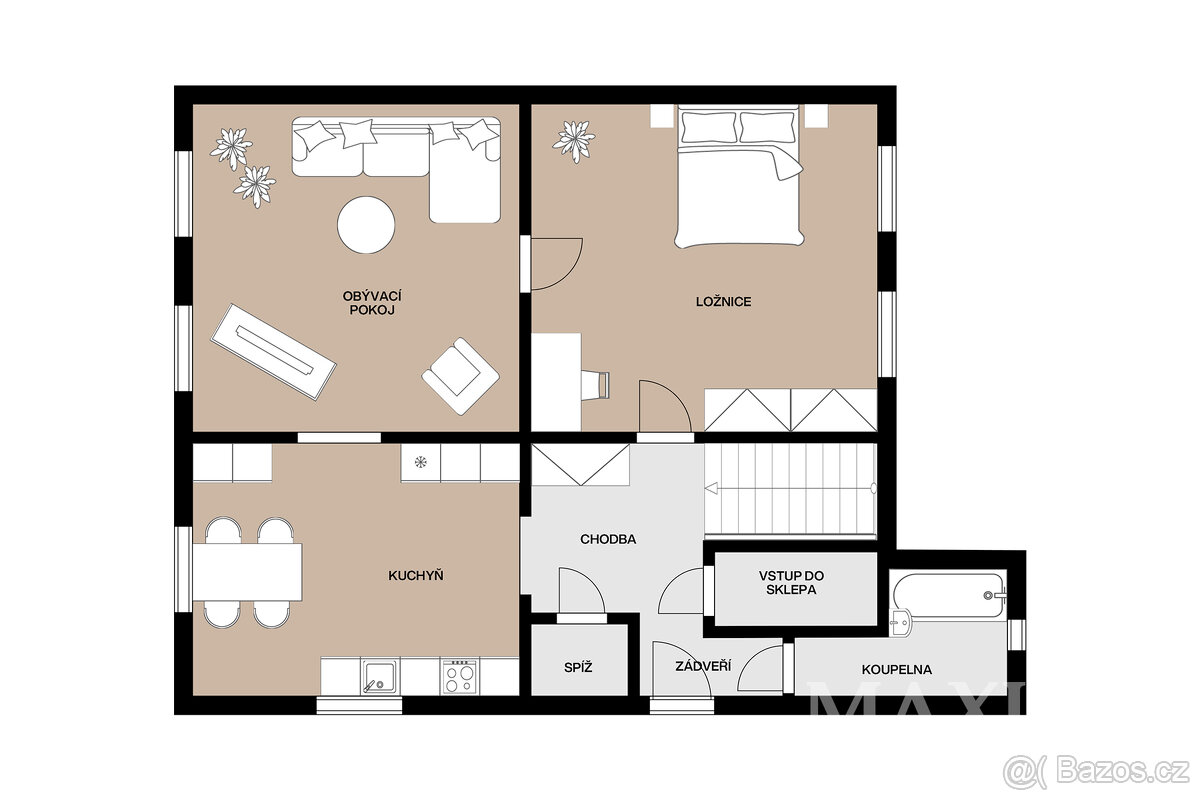 Dům 3+1 o ploše 98 m2 - Lišov, Lišov - 20