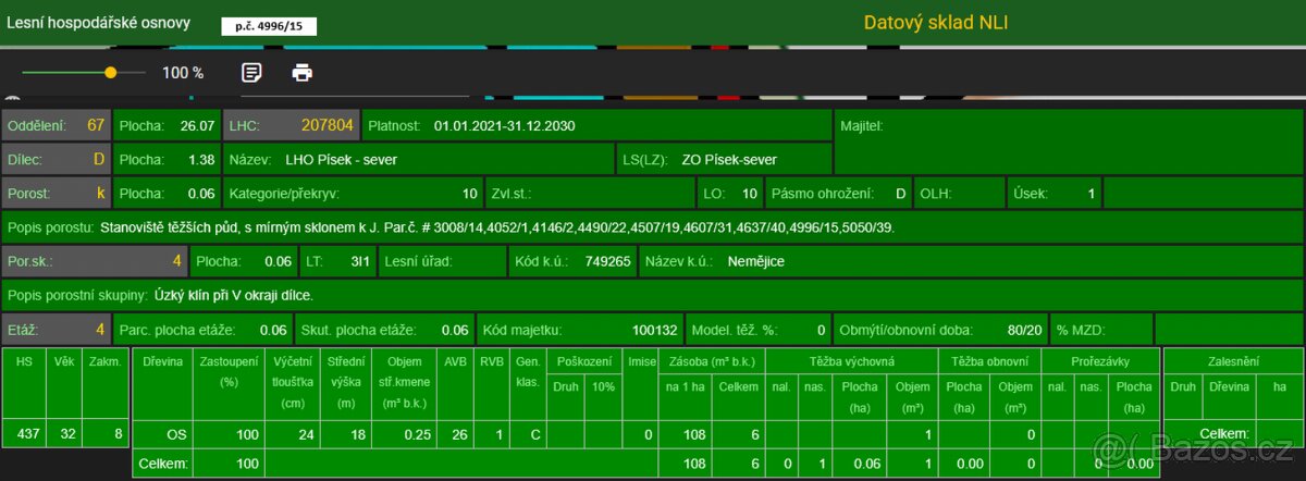 Prodám pozemky v katastrálním území Nemějice - 20
