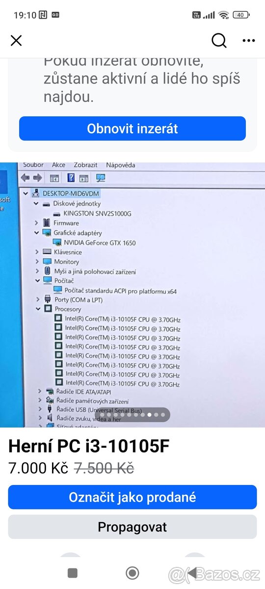 Herní PC LYNX i3-10105F - 20