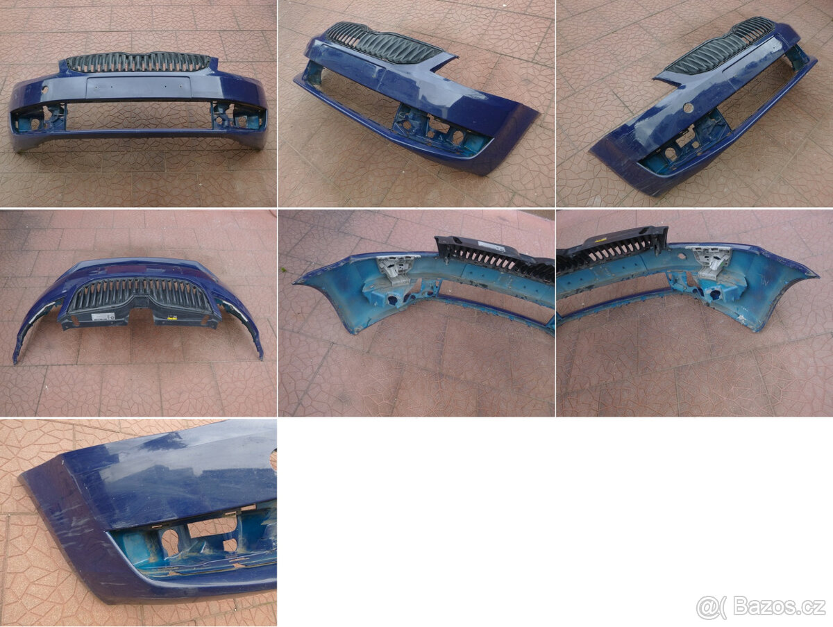 Škoda Octavia III originál přední nárazník 5E0807221 - 20