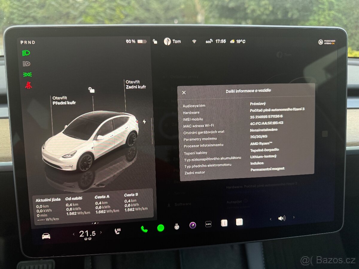 TESLA MODEL Y LR AWD 09/2022 70000KM SOH 93% - 20