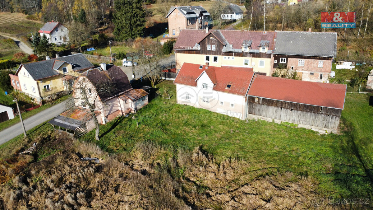 Prodej dvou domů s garáží a pole 54113 m2, Počátky u Kraslic - 20