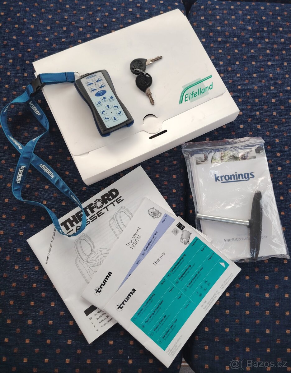 KNAUS Eifelland 465- 2003,mover, markýza, předstan, držáky - 20