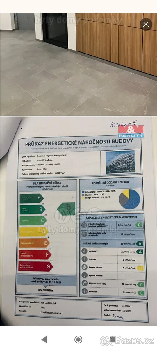 Pronajmu nový, zařízený byt 1kk 42m s terasou - Hagibor - 20