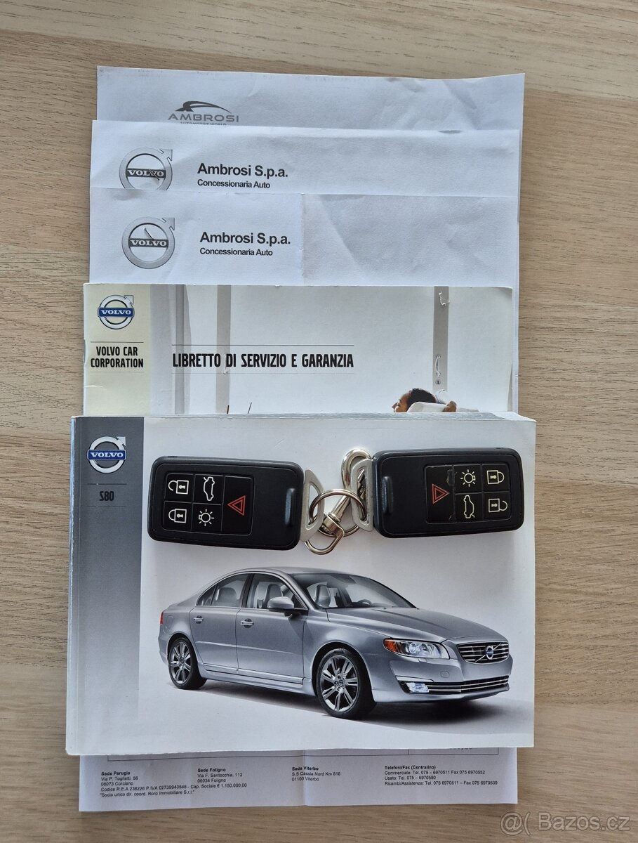 VOLVO S80 D4 120 KW 5-VÁLEC XENON NAVI MANUÁL 1MAJITEL - 20