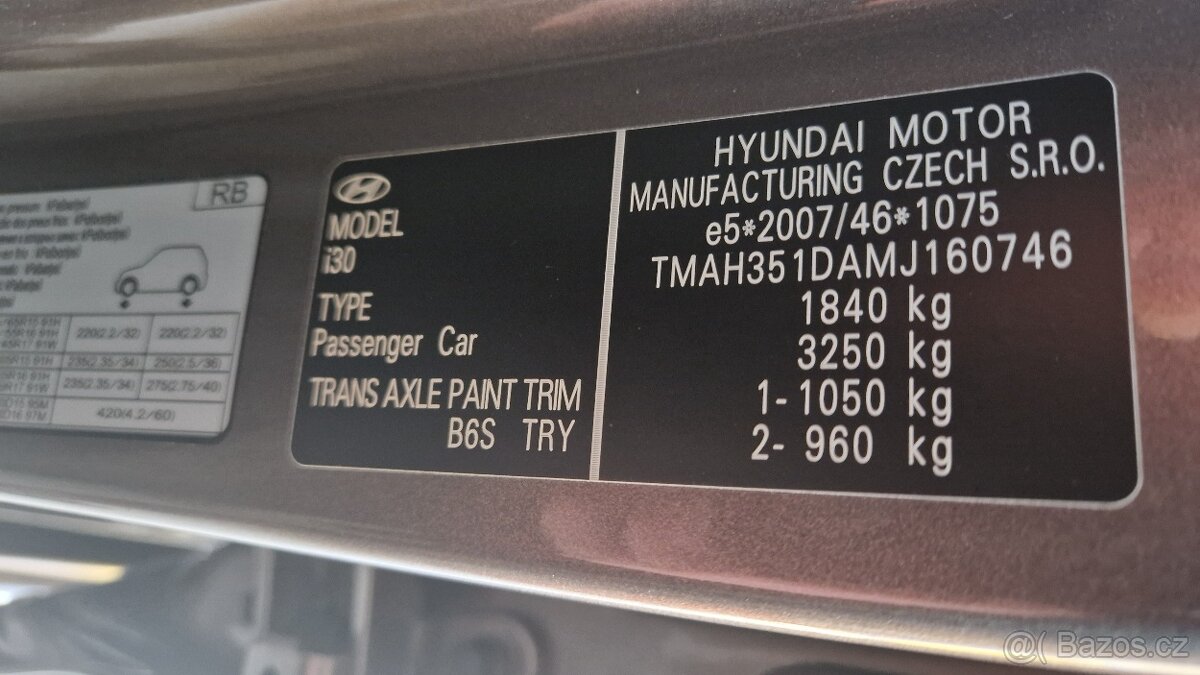 Hyundai i30 1,5 GDi 117kW Edícia 30, 13230km - 20