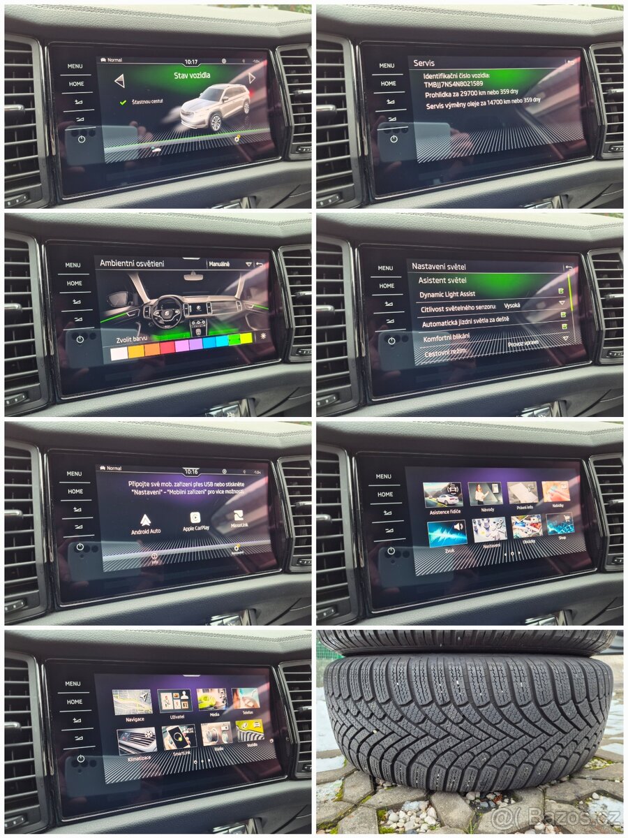 REZERVACE Škoda Kodiaq FL • 2022 •Webasto•360°•147tkm. - 20