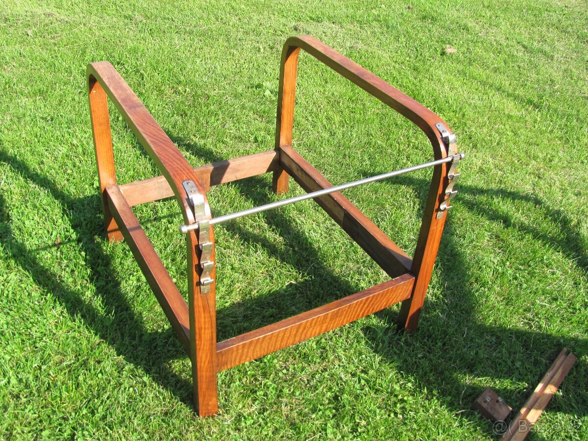 Polohovací křeslo Art Deco / 2ks / Halabala ? - 20